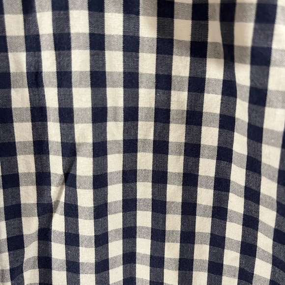 Merona Navy and White Casual Button Down Shirt - Picture 7 of 7